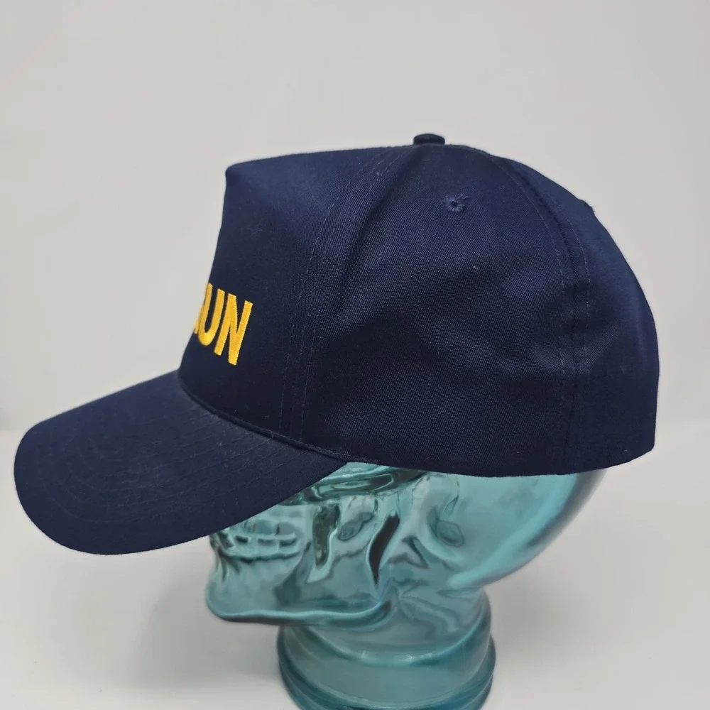 NISSIN Top Gun black cap hat, adjustable.‎ Vintage.